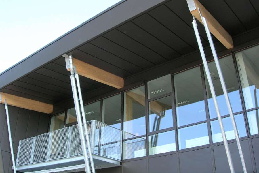 Exklusive Fassade der Schule für Sozial- und Gesundheitswesen, Ydesvej 1, 8500 Grenå